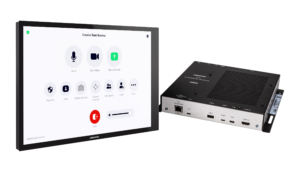 Crestron UC-CX100-Z-WM — Zoom Rooms™ Yazılımı için Duvara Monte Kontrol Arayüzüne sahip Crestron Flex Gelişmiş Video Kon
