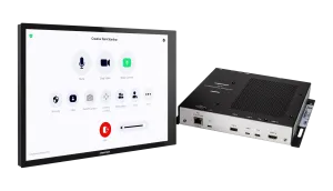 Crestron UC-CX100-Z-WM — Zoom Rooms™ Yazılımı için Duvara Monte Kontrol Arayüzüne sahip Crestron Flex Gelişmiş Video Kon