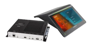 Crestron UC-MMX30-NC-T-I — Microsoft Teams® Odaları için Crestron Flex Gelişmiş Masaüstü Küçük Oda Konferans Sistemi, Ul