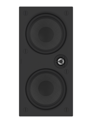 Crestron ULTIMATE IWLCR62-W-T-EACH — Ultimate Dual 6,5 inç 2 Yollu Duvar İçi LCR Hoparlör, Beyaz Dokulu, Tek