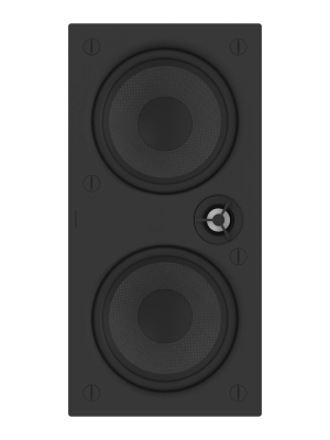 Crestron ULTIMATE-IWLCR62-W-T-EACH - Odyofil performansına sahip 2 yollu duvar içi LCR hoparlör,
