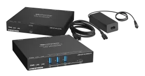 Crestron USB-EXT-3S-SYSTEM - USB 3.2, 2.0 veya 1.1 aygıtlarını bir CAT6a/CAT7 (veya daha