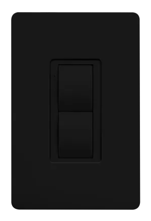 Crestron ZUMLINK-BTN2-B ENGRAVED — Zum® Işık Kontrol Tuş Takımları (ZUMLINK-KP) için Çerçeveli İki Düğme Ağacı, İşlemeli