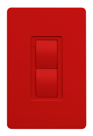 Crestron ZUMLINK-BTN2-R ENGRAVED — Zum® Işık Kontrol Tuş Takımları (ZUMLINK-KP) için Çerçeveli İki Düğme Ağacı, Kazınmış