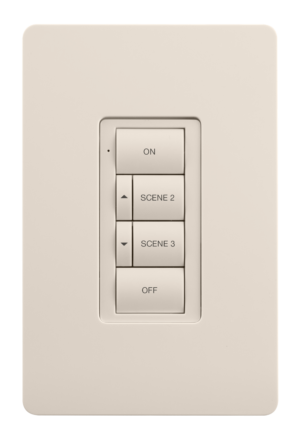 Crestron ZUMLINK-BTN6-A — Zum® Işık Kontrol Tuş Takımları için Çerçeveli Altı Düğmeli Ağaç (ZUMLINK-KP), Tampon Baskılı,