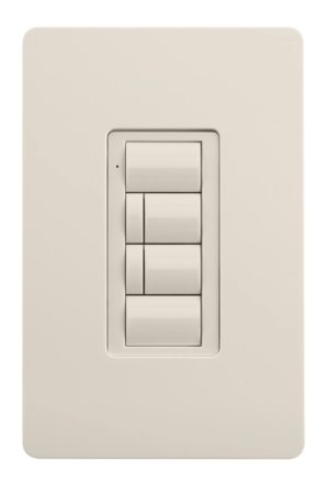 Crestron ZUMLINK-BTN6-A BLANK — Zum® Işık Kontrol Tuş Takımları için Çerçeveli Altı Düğmeli Ağaç (ZUMLINK KP), Boş, Bade