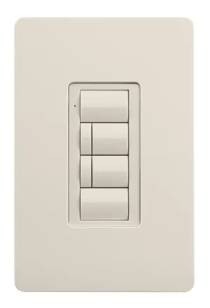 Crestron ZUMLINK-BTN6-A BLANK — Zum® Işık Kontrol Tuş Takımları için Çerçeveli Altı Düğmeli Ağaç (ZUMLINK KP), Boş, Bade