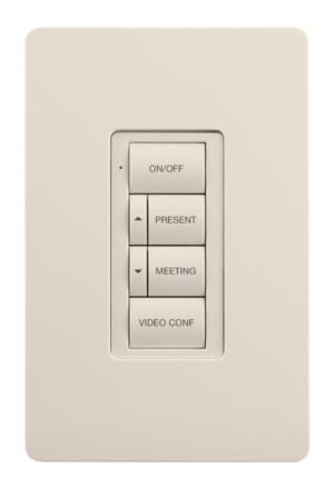 Crestron ZUMLINK-BTN6-A ENGRAVED — Zum® Işık Kontrol Tuş Takımları için Çerçeveli Altı Düğmeli Ağaç (ZUMLINK-KP), Kazınm