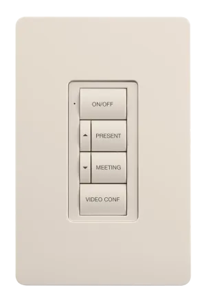 Crestron ZUMLINK-BTN6-A ENGRAVED — Zum® Işık Kontrol Tuş Takımları için Çerçeveli Altı Düğmeli Ağaç (ZUMLINK-KP), Kazınm