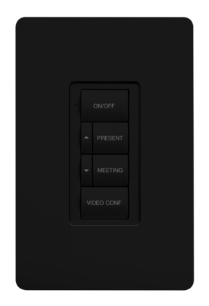 Crestron ZUMLINK-BTN6-B ENGRAVED — Zum® Işık Kontrol Tuş Takımları (ZUMLINK-KP) için Çerçeveli Altı Düğmeli Ağaç, Kazınm