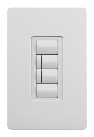 Crestron ZUMLINK-BTN6-W BLANK — Zum® Işık Kontrol Tuş Takımları için Çerçeveli Altı Düğmeli Ağaç (ZUMLINK KP), Boş, Beya