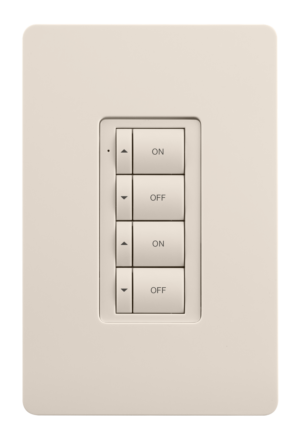 Crestron ZUMLINK-BTN8-A — Zum® Işık Kontrol Tuş Takımları için Çerçeveli Sekiz Düğmeli Ağaç (ZUMLINK-KP), Tampon Baskılı