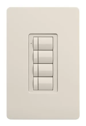 Crestron ZUMLINK-BTN8-A BLANK — Zum® Işık Kontrol Tuş Takımları için Çerçeveli Sekiz Düğmeli Ağaç (ZUMLINK KP), Boş, Bad