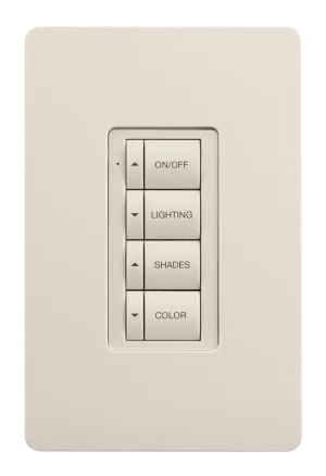 Crestron ZUMLINK-BTN8-A ENGRAVED — Zum® Işık Kontrol Tuş Takımları için Çerçeveli Sekiz Düğmeli Ağaç (ZUMLINK-KP), Kazın