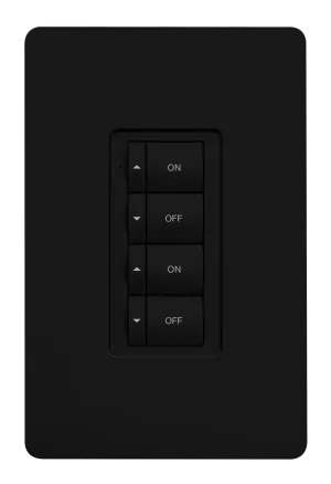 Crestron ZUMLINK-BTN8-B — Zum® Işık Kontrol Tuş Takımları için Çerçeveli Sekiz Düğmeli Ağaç (ZUMLINK-KP), Ped Baskılı, S