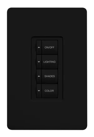 Crestron ZUMLINK-BTN8-B ENGRAVED — Zum® Işık Kontrol Tuş Takımları (ZUMLINK-KP) için Çerçeveli Sekiz Düğmeli Ağaç, Kazın