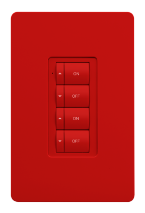 Crestron ZUMLINK-BTN8-R — Zum® Işık Kontrol Tuş Takımları (ZUMLINK-KP) için Çerçeveli Sekiz Düğmeli Ağaç, Ped Baskılı, K