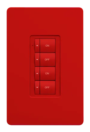 Crestron ZUMLINK-BTN8-R — Zum® Işık Kontrol Tuş Takımları (ZUMLINK-KP) için Çerçeveli Sekiz Düğmeli Ağaç, Ped Baskılı, K