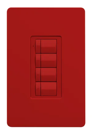 Crestron ZUMLINK-BTN8-R BLANK — Zum® Işık Kontrol Tuş Takımları için Çerçeveli Sekiz Düğme Ağacı (ZUMLINK KP), Boş, Kırm