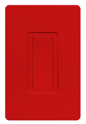 Crestron ZUMLINK-BTNR-R BLANK — Zum® Işık Kontrol Tuş Takımları (ZUMLINK KP) için Çerçeveli Basmalı Düğme, Boş, Kırmızı