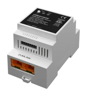 Crestron ZUMLINK-DIN-16A-LV — Link İletişimli Zum® Aydınlatma Kontrolü için DIN Ray Yük Kontrol Cihazı, 0-10V Dimmer, 16