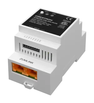 Crestron ZUMLINK-DIN-20A-PLUG — Link İletişimli Zum® Aydınlatma Kontrolü için DIN Raylı Yük Kontrol Cihazı, Fişli Yük An