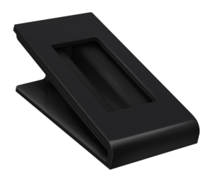 Crestron ZUMMESH-KP-BATT-TTK-B-S — Zum® Pille Çalışan Kablosuz Tuş Takımları için Masaüstü Montaj Kiti, Siyah