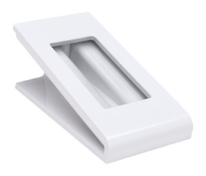 Crestron ZUMMESH-KP-BATT-TTK-W-S — Zum® Pille Çalışan Kablosuz Tuş Takımları için Masaüstü Montaj Kiti, Beyaz