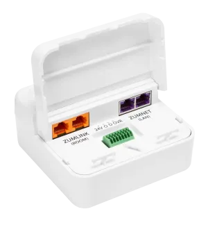 Crestron ZUMNET-JBOX-16A-LV — Zum® Kablolu J-Box Yük Kontrol Cihazı, 0-10V Dimmer, 16A, 100-277V Net ve Link İletişimli